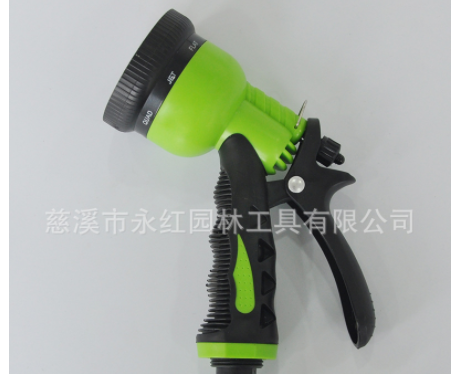 廠家供應(yīng)7功能噴槍 YH19031 園林兩用噴水槍 塑料噴槍園林工具